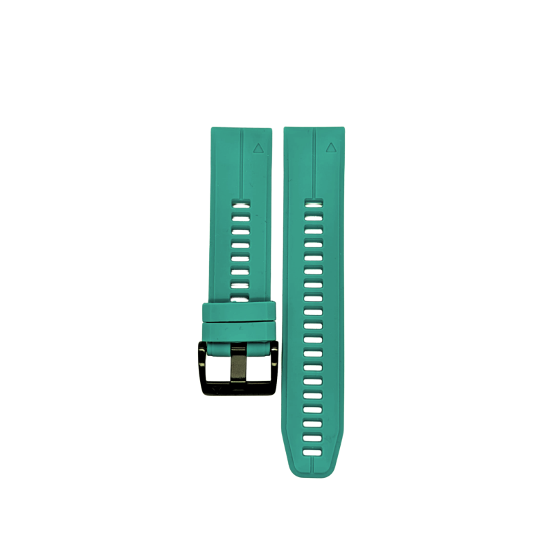 Silikonový řemínek Fit pro Garmin tyrkysový 22 mm
