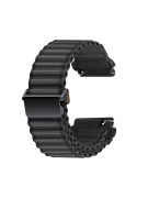 Nylonový řemínek ALPINE černý 20 mm