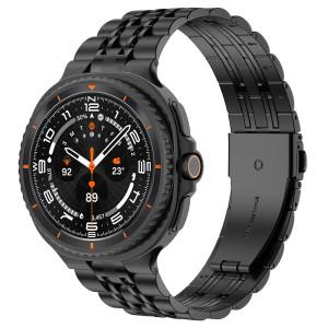 Kovový řemínek PERFECTION černý pro Samsung Galaxy Watch 8