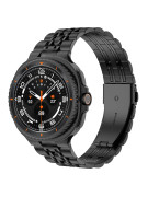 Kovový řemínek PERFECTION černý pro Samsung Galaxy Watch 8