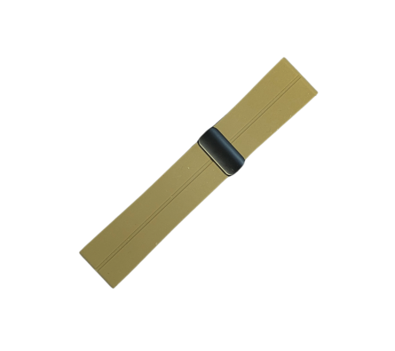 Silikonový řemínek SLIDY khaki 22 mm