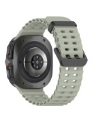 Silikonový řemínek performance šedo-zelený pro Samsung Galaxy Watch Ultra