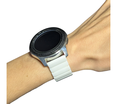 Keramický řemínek bílý 22 mm