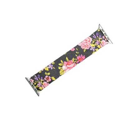 Tkaný řemínek pro Apple Watch květiny 42/44/45 mm