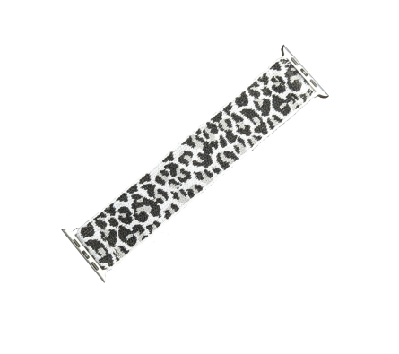 Tkaný řemínek pro Apple Watch sněžný levhart 38/40/41 mm