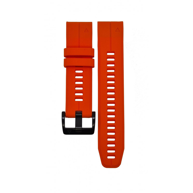 Silikonový řemínek Fit pro Garmin oranžový 22 mm