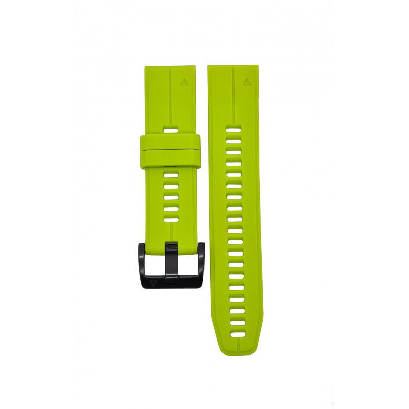 Silikonový řemínek Fit pro Garmin zelený 22 mm