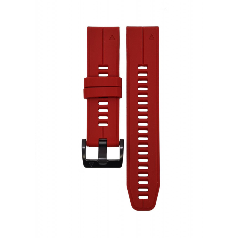 Silikonový řemínek Fit pro Garmin červený 26 mm