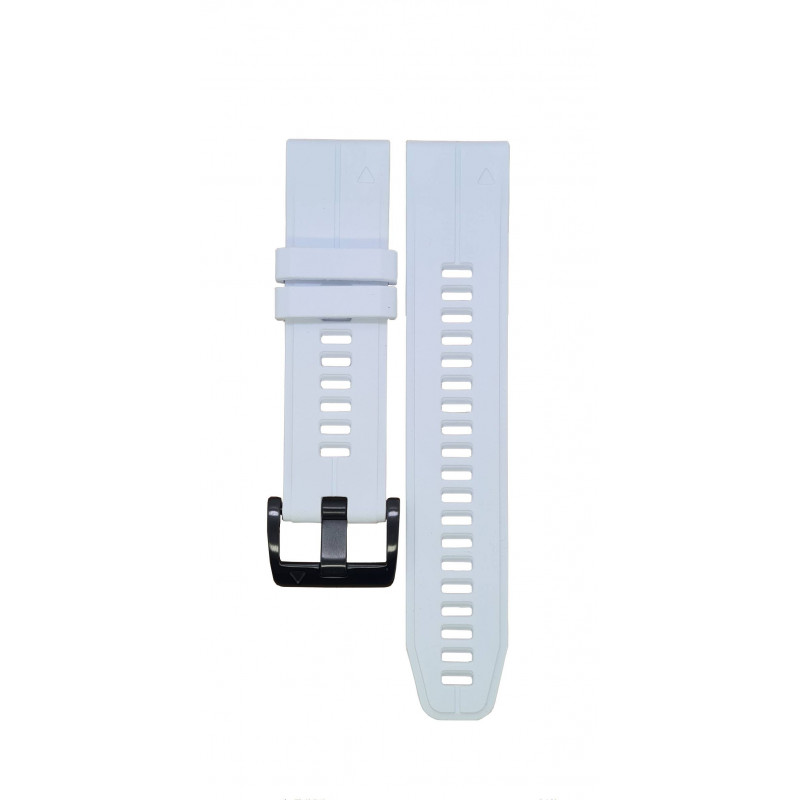 Silikonový řemínek Fit pro Garmin bílý 26 mm