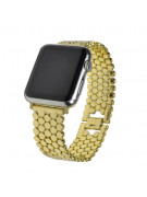 Kovový řemínek Luxary pro Apple Watch zlatý 42/44 mm